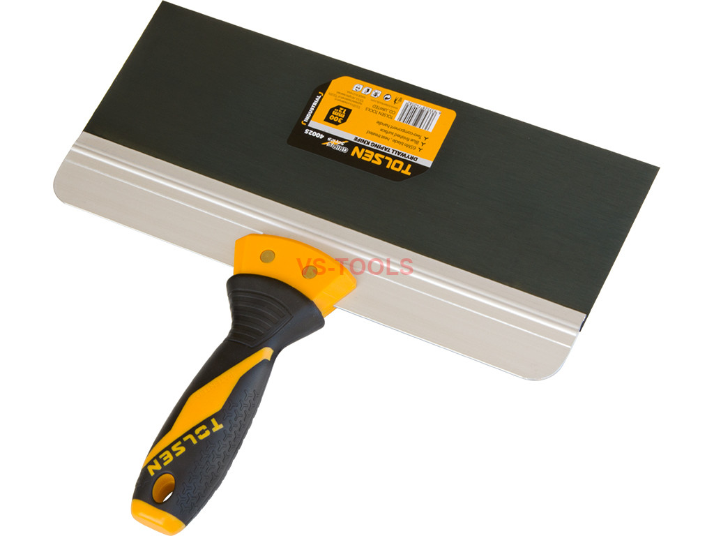 12in Blue Steel Drywall Finishing Paint Scraper Premium Taping